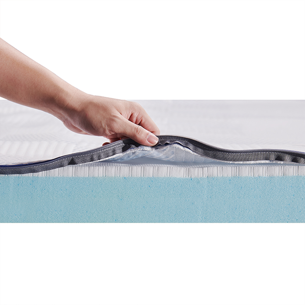 dual layer memory foam mattress topper