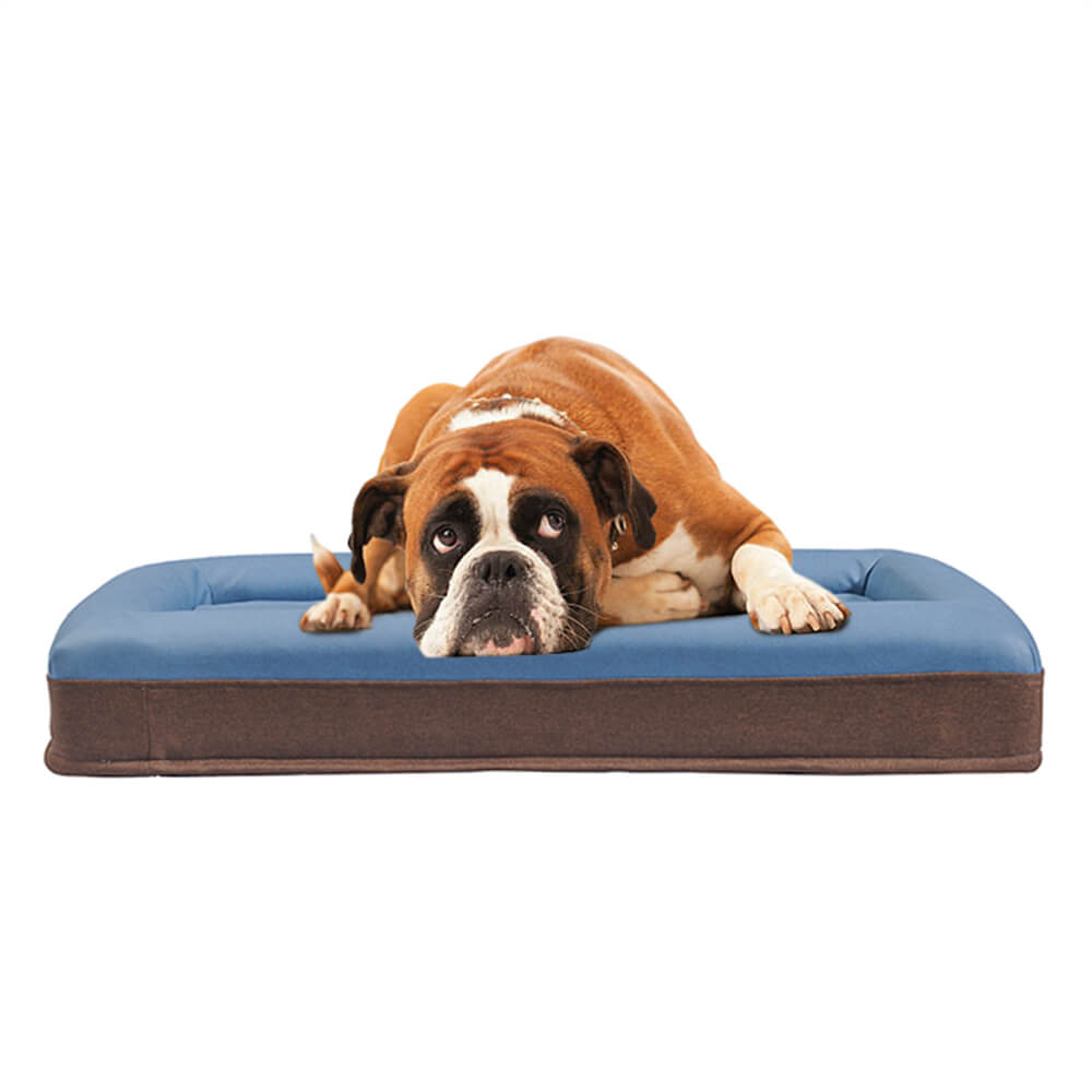 Memory Foam XL Dog Bed, Pet Sleeping Mattress with Washable Removable Cover Anti-Slip Bottom, Soft Couch Bed for Large, Medium, Jumbo, Small Dogs