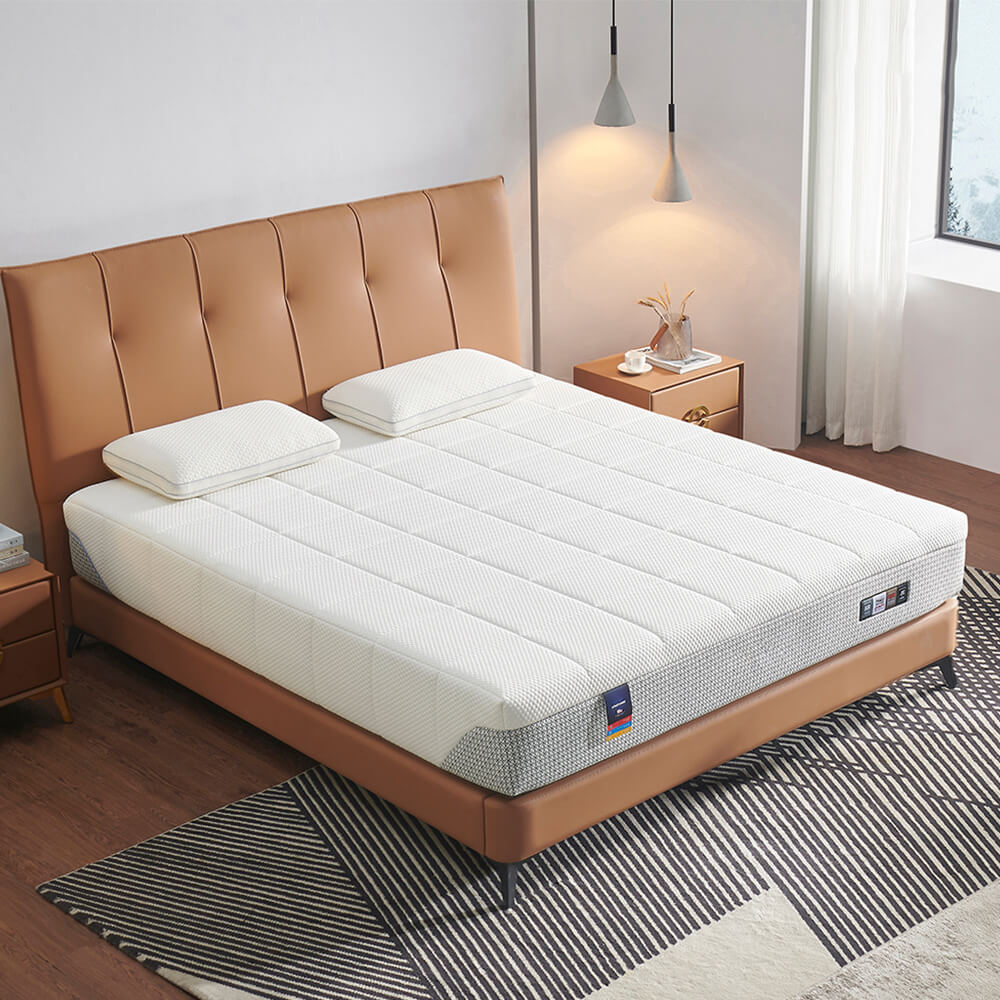 Fulll Size Memory Foam Mattress Copper-Infused Layer Top, 7-Zoned Support & Antimicrobial Protection, CertiPUR-US Certified